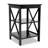 Small Side Table Black-Mdf Material Legs