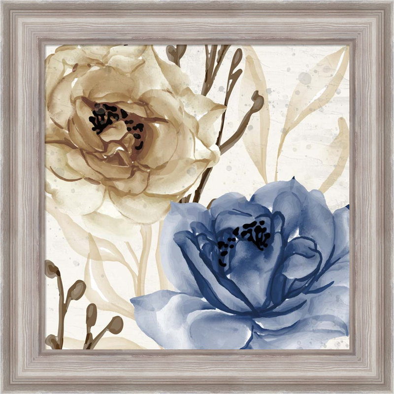 «Blue Notes 2» par Kimberly Allen - peinture à cadre unique