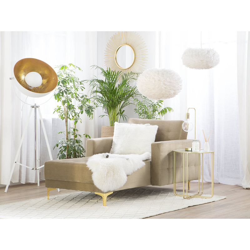 Cherry Chaise Lounge, Sand Beige