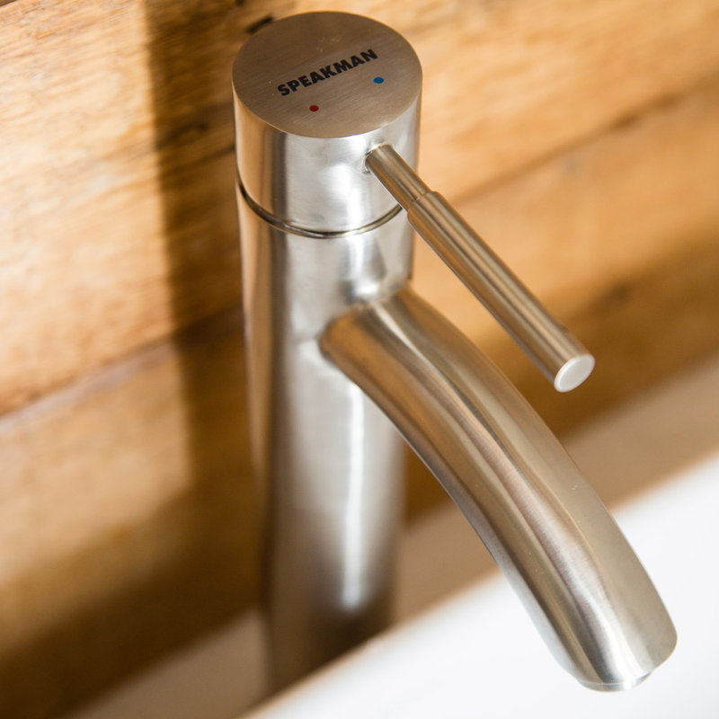 Neo Brushed Nickel Single Lever Vessel Sink Faucet
