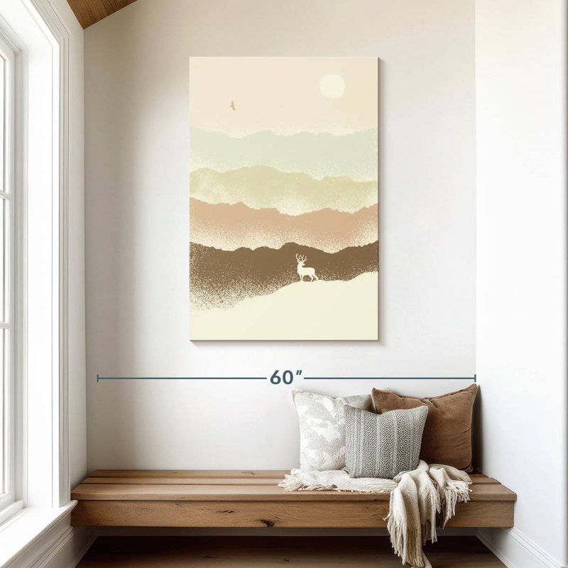 Brampt Quietude Mountainscape, 45" H x 30" W