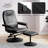 Bernalee Faux Leather Swivel Recliner-1090844156