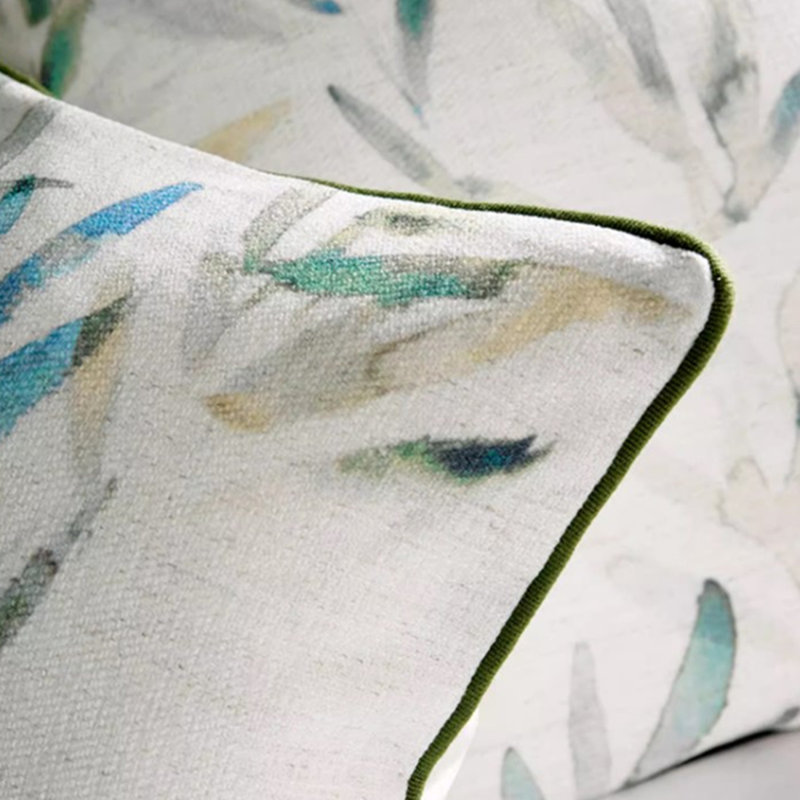 Irena Floral Linen Throw Pillow