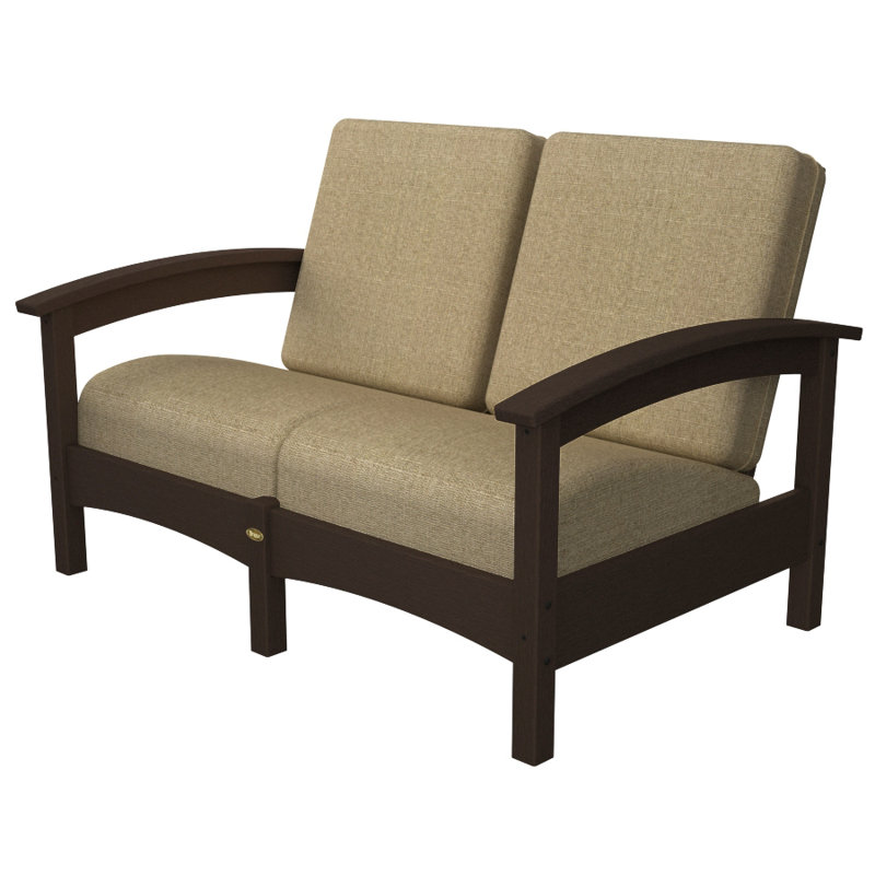 Rockport Club Loveseat, Vintage Lantern / Sesame