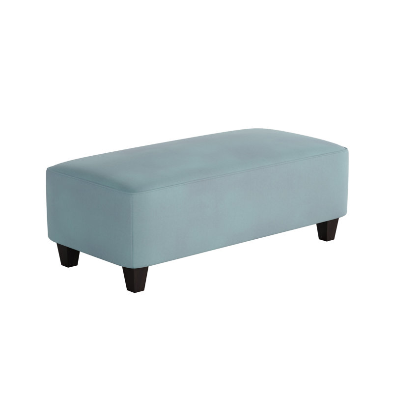 Nicolle Darla Ocean Cocktail Ottoman, Bella Skylight Polyester