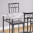 Dining Table Set, 5-Pieces Set, Small, 40" Rectangular-25405437-25405438
