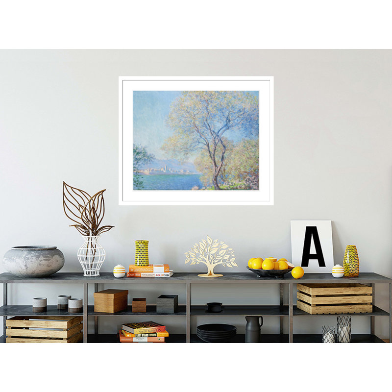 «Antibes Seen from La Salis» par Claude Monet, impression giclée encadrée, H 33,5 po x l 40,25 po