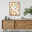 Colorful Cocktail Pattern Framed Wall Art Prints - Mixed Drinks Design Kitchen Bar-125211863-125211858