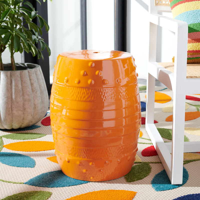 Tabouret de jardin en céramique Akinruntan
