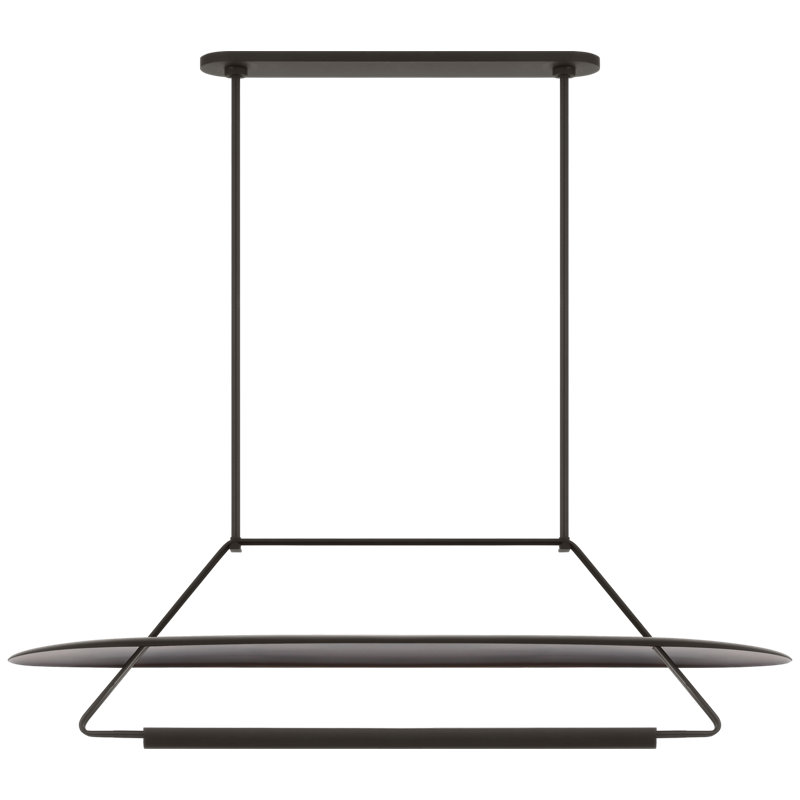 Teline 1 - Light LED Chandelier, Matte Black