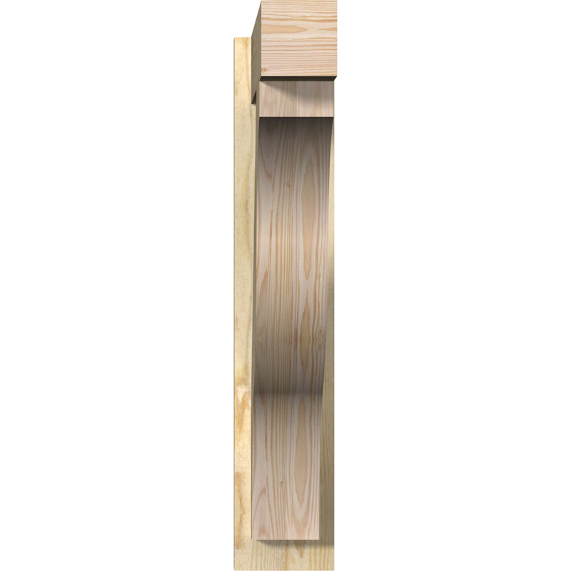 Funston Block Outlooker, 6" W Douglas Fir (Rough Sawn), 26" D x 32" H