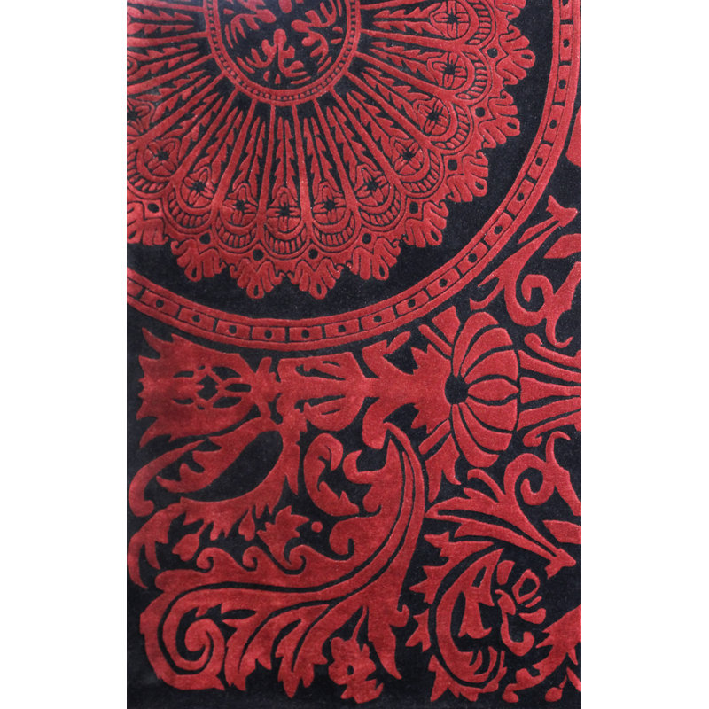 Wool Floral Indoor Rug