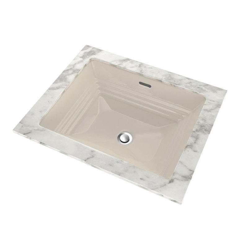 TOTO® Promenade® Rectangular Undermount Bathroom Sink, Sedona Beige, Sedona Beige