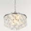 Luminaire suspendu en nickel poli naturel Capiz-132572029