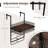 24'' Rectangular Adjustable Folding Table