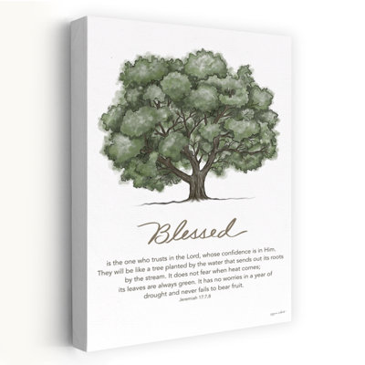 «Blessed Abstract Contemporary Tree Art», paysage