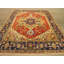 Tapis oriental en laine rouge noué à la main-16327762