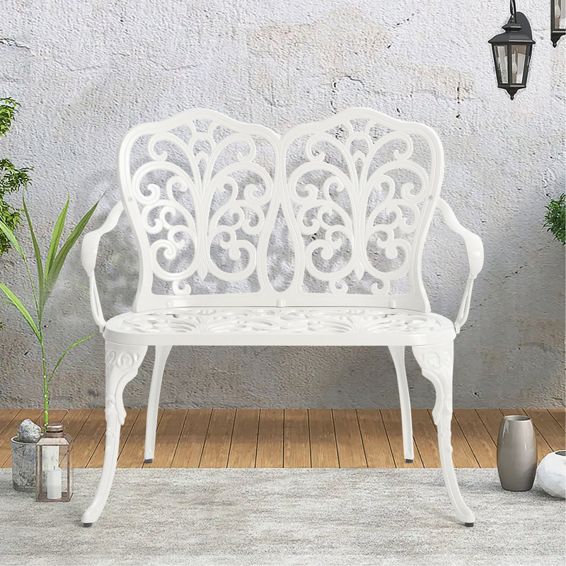 Banc en fonte d'aluminium