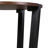 ACACIA SOLID WOOD SIDE TABLE,BROWN & BLACK COLOR