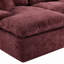 Canapé modulaire rembourré 107,9 po Cloud avec coussin double couche et poches latérales-1705235821