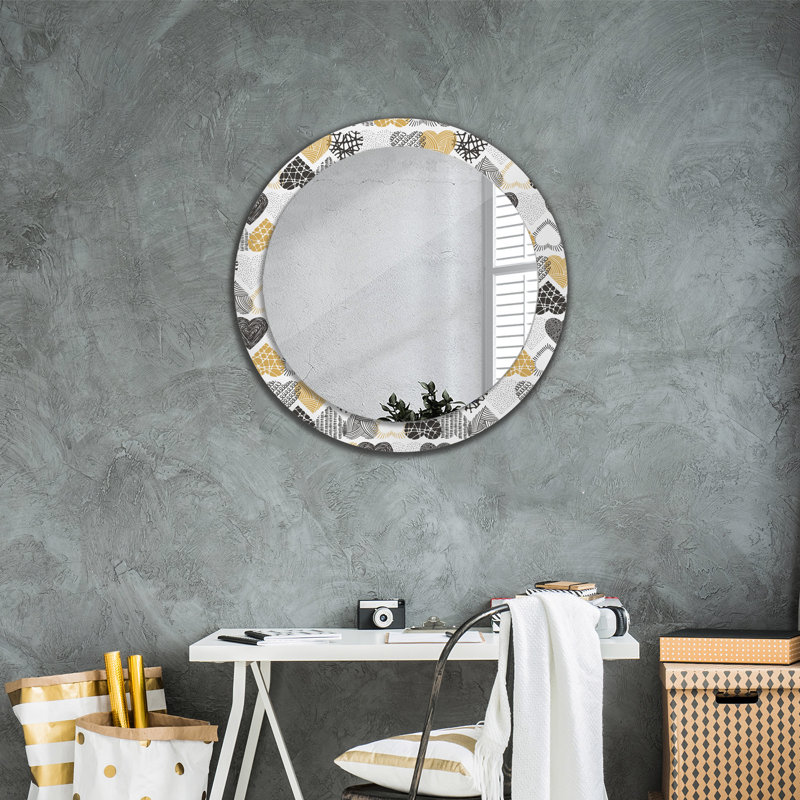 Huldar Glass Flat Wall Mirror