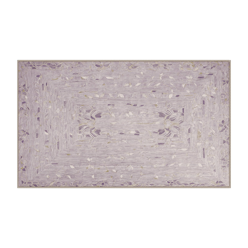 Machine Washable Beige Area Rug, Runner 2' x 4'