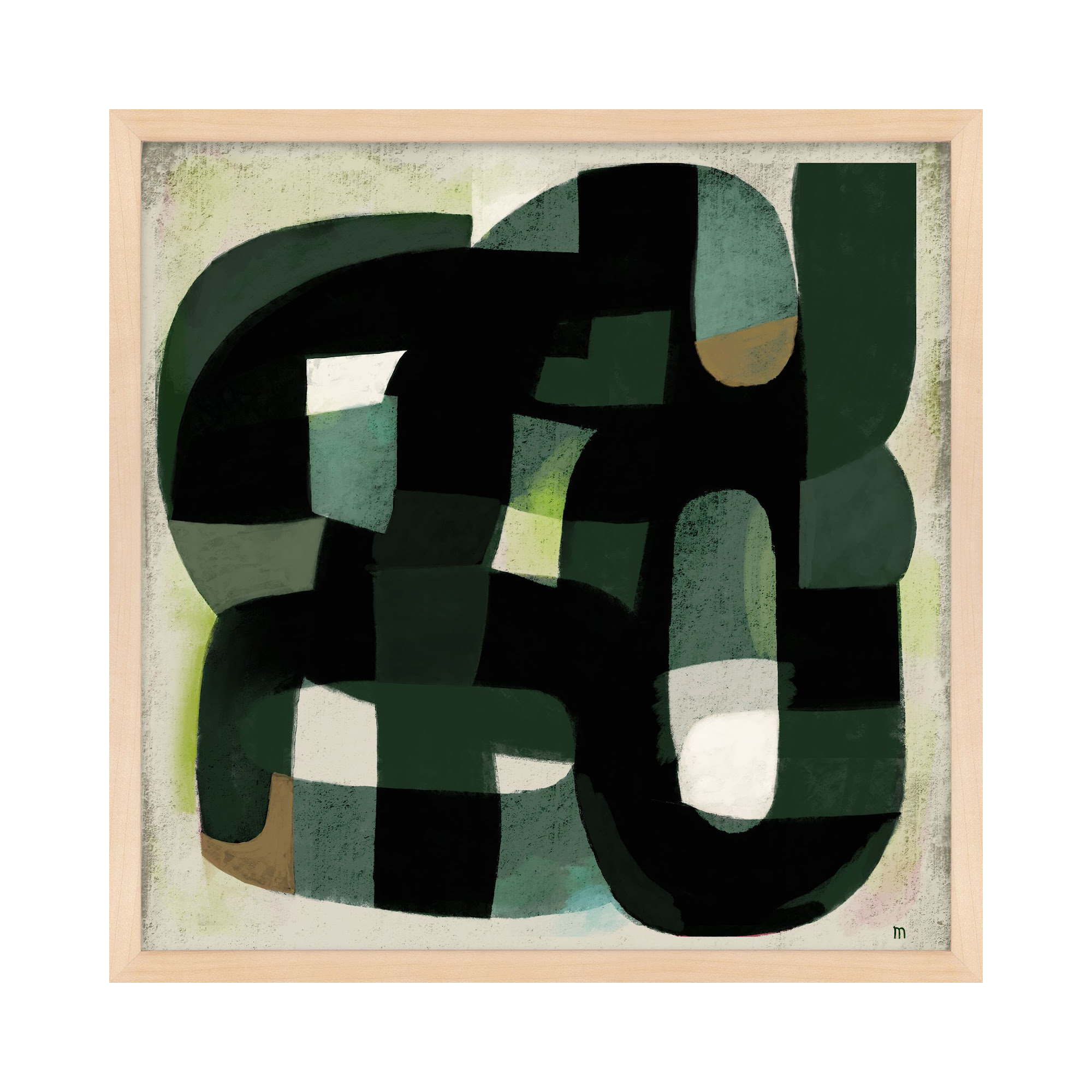 Into The Wild by StudioM, Orange, 44" H x 44" W x 1.25" D