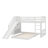 Thrilling Twin Over Twin Bunk Bed Equipped With A Fun Slide