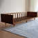 Grimpante 82.68'' Square Arm Cotton Linen Fabric Sofa with Wooden Frame