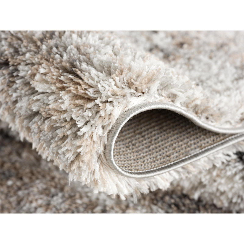 Gonzalas Light Gray Rug, Rectangle 3'9" x 5'6"