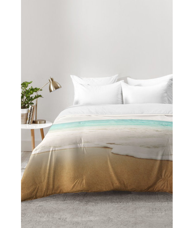 Bree Madden Coastal Polyester Floral Comforter, Twin XL Comforter + 1 Standard Sham