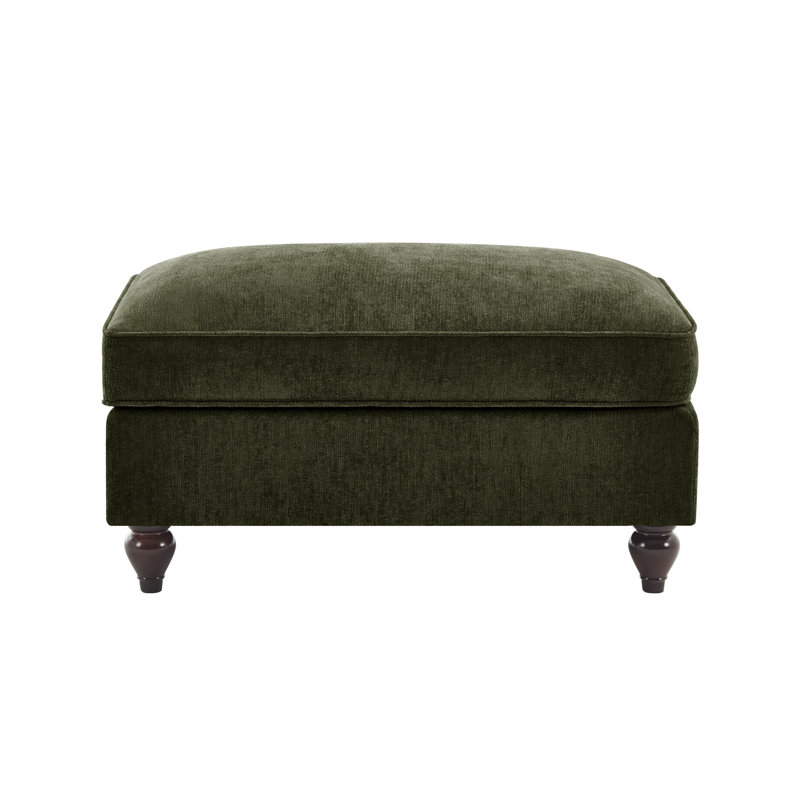 Contemporary Style Ottoman, Green