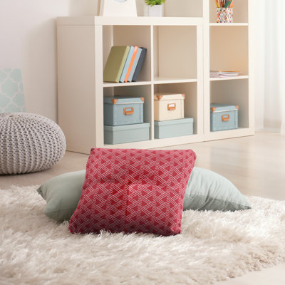 Coussin de sol zig zag classique