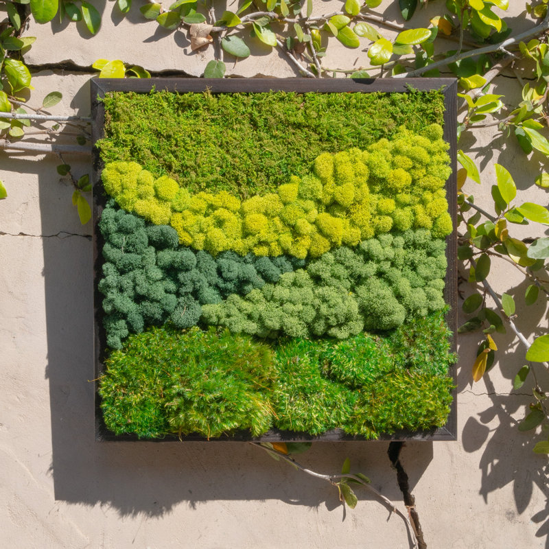 Handmade Modern Wall Decor on Solid Wood