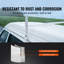 VEVOR Van Roof Ladder Rack, 2 Bar Alloy Steel Ladder Racks
