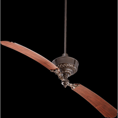68" Denslowe 2 - Blade Propeller Ceiling Fan with Wall Control