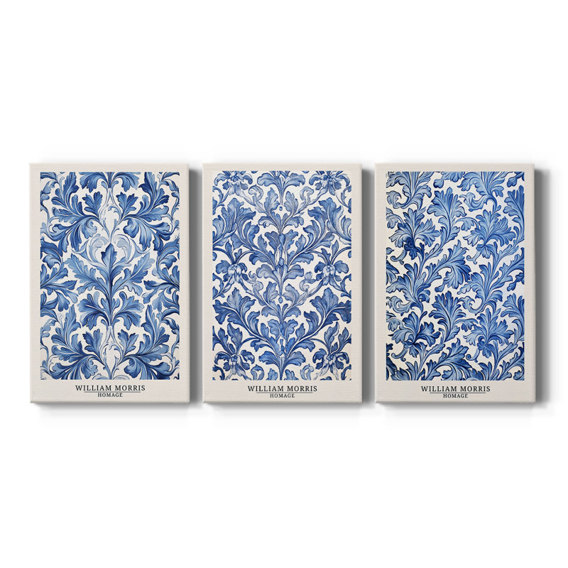 Série sur toile tendue sur mesure - 3 pièces, H 18 po x l 36 po