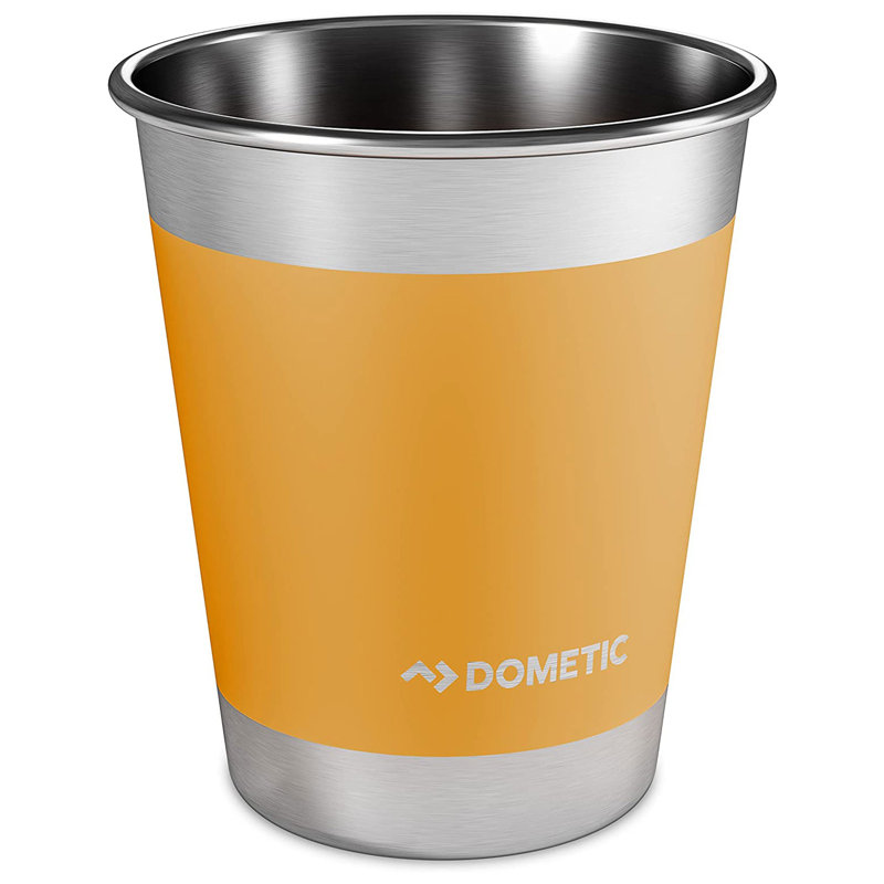 17oz. Stainless Steel Drinking Glass Set, Yellow/Glow