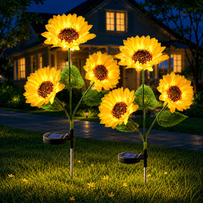 Sieta Sunflower Solar Lights Mother's Gifts Integrated LED Outdoor Decoration Waterproof