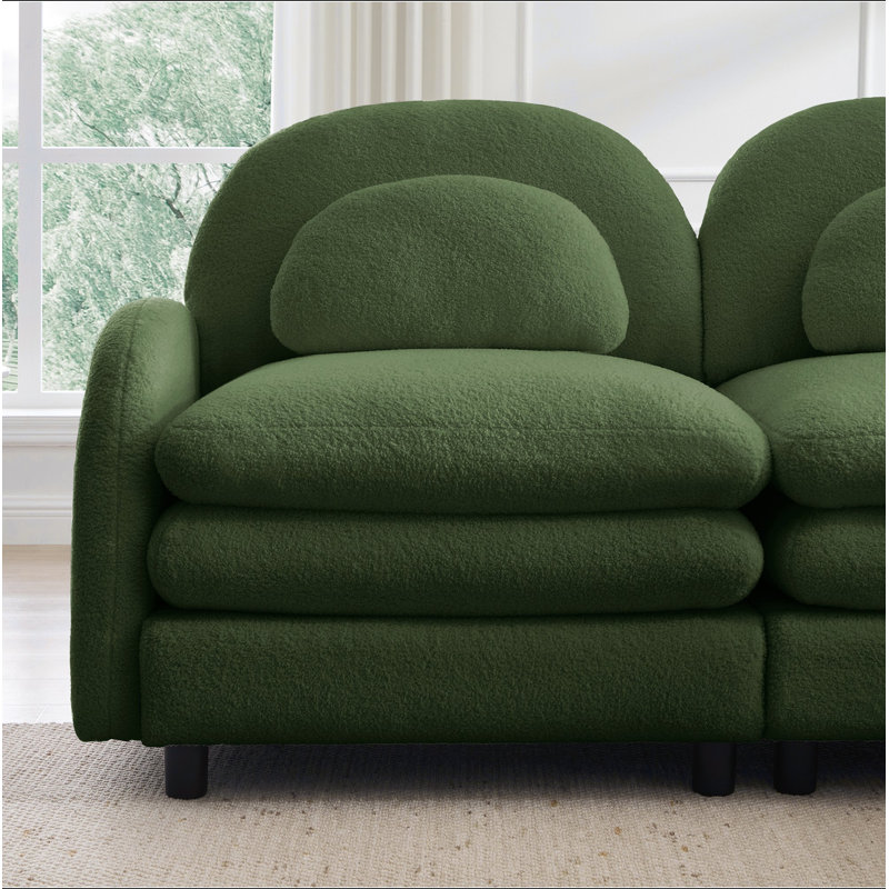 Canapé 4 places Teddy, Green Teddy