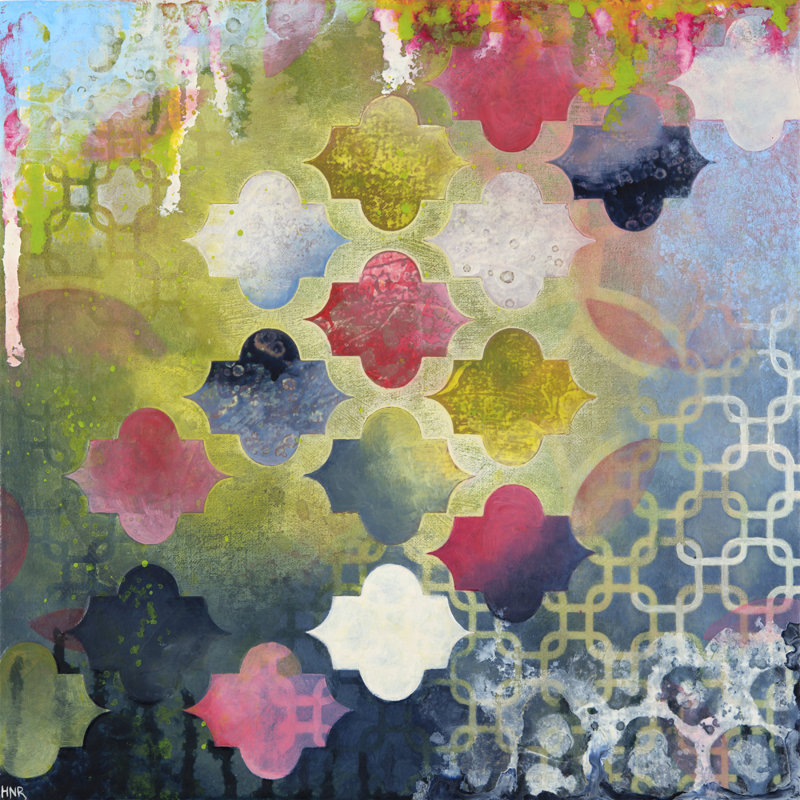 Diffident + Patient I by Heather Robinson - Wrapped Canvas Print, 51cm H x 51cm W x 3.8cm D