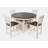 Karley Pine Round Solid Wood Dining Table