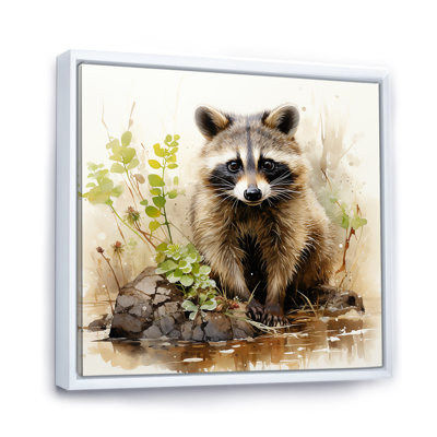 «Raccoon s playful explorer II», art sur toile