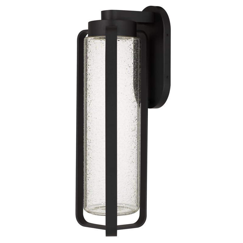 Led Wall Sconce, 3-color Dimmable, Clear Glass Shade, Easy Installation For Indoor Use, 20.5" H x 7.25" W x 6.63" D