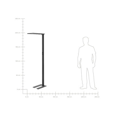Burckhard 196cm LED Task Floor Lamp