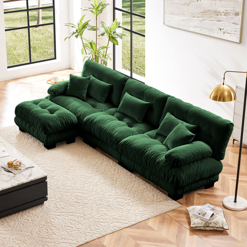 Canapé modulaire Luxury Luxury, Vert