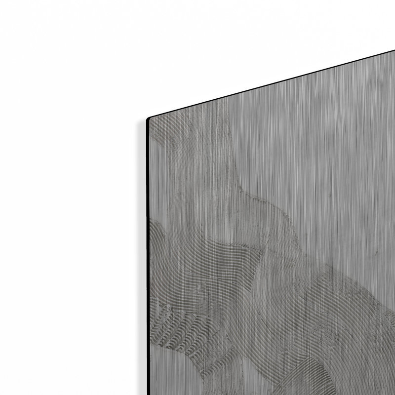  'White Sculpture 2' by Design Fabrikken Metal Wall Art, 16" H x 12" W