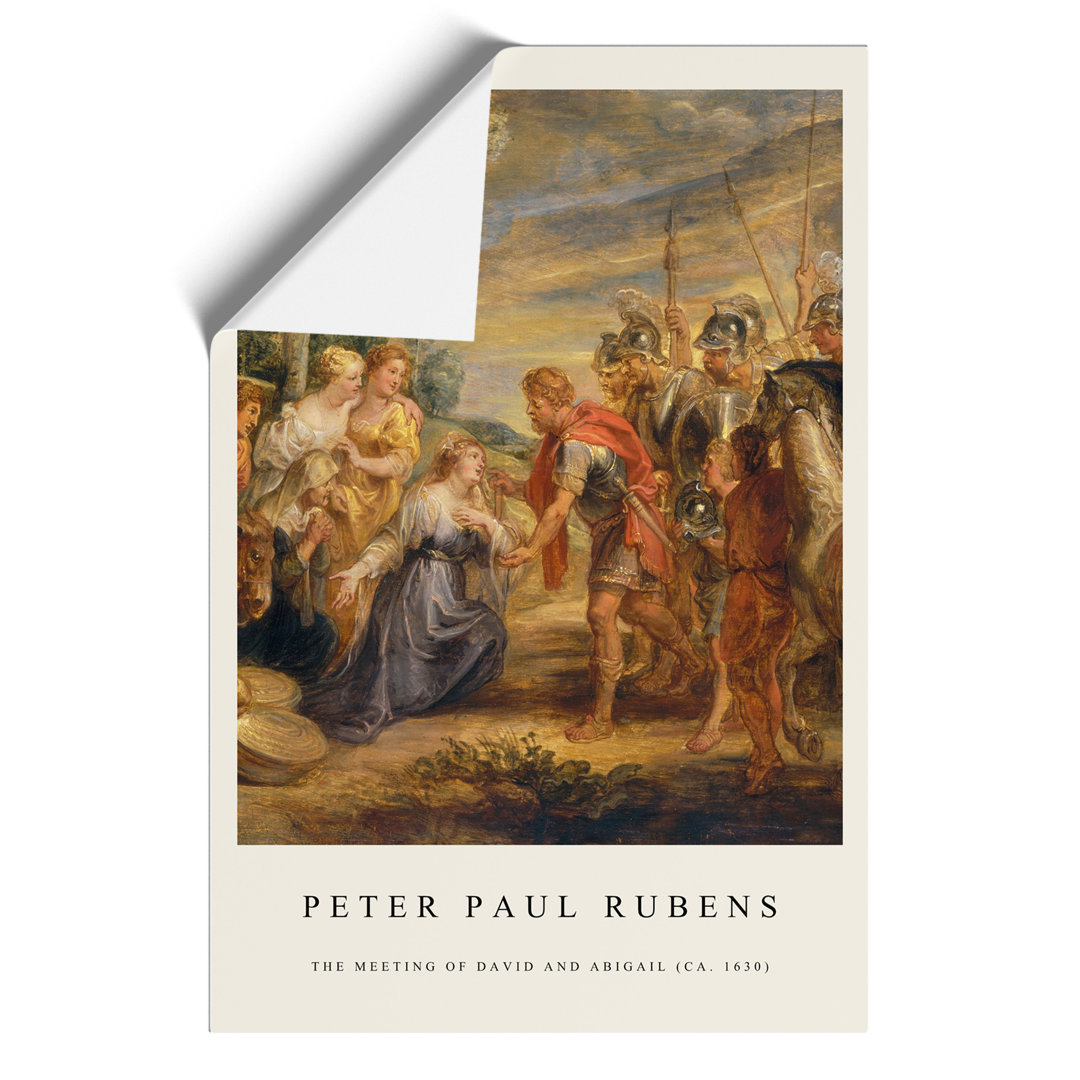 The Meeting of David and Abigail Print by Peter Paul Rubens - Frameless Print
