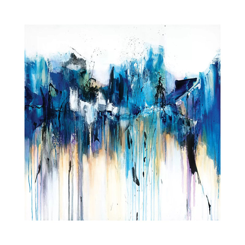 Between The River And The Rain by Jude Remedios - Wrapped Canvas Painting, 66.04 cm H x 66.04 cm W x 3.175 cm D