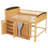 Full Size Loft Bed with Storage-9030116